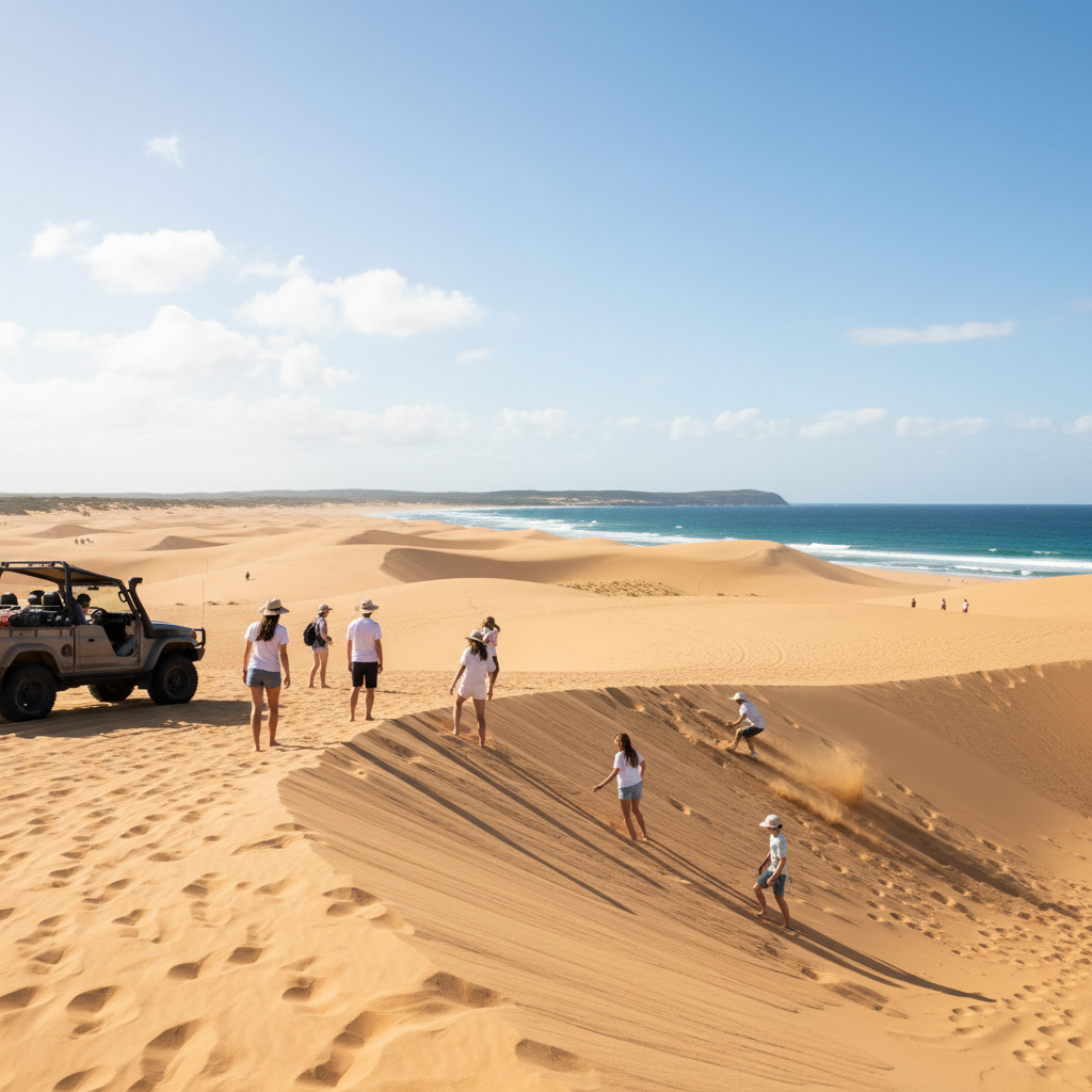 포트스테판의 거대한 모래 언덕