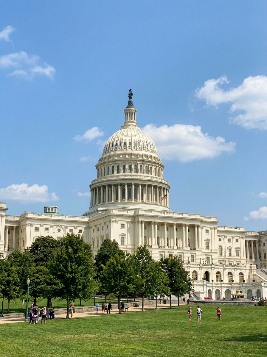 워싱턴 국회의사당 전경