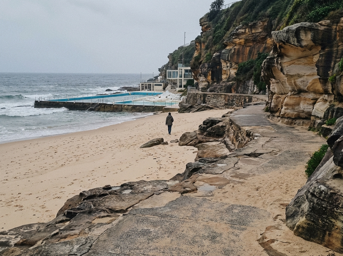 본다이 비치 해변 풍경