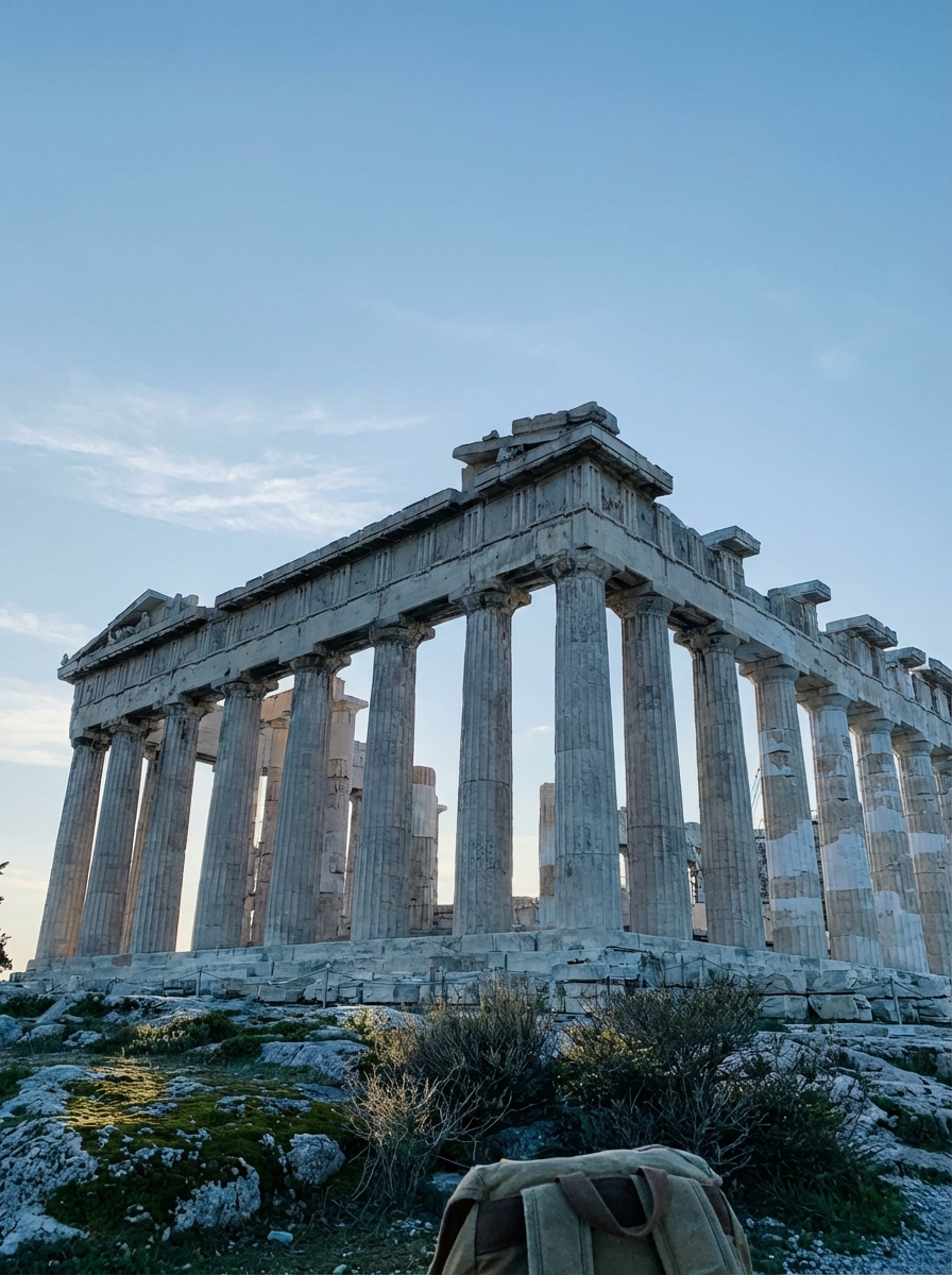 아크로폴리스 언덕 위 파르테논 신전