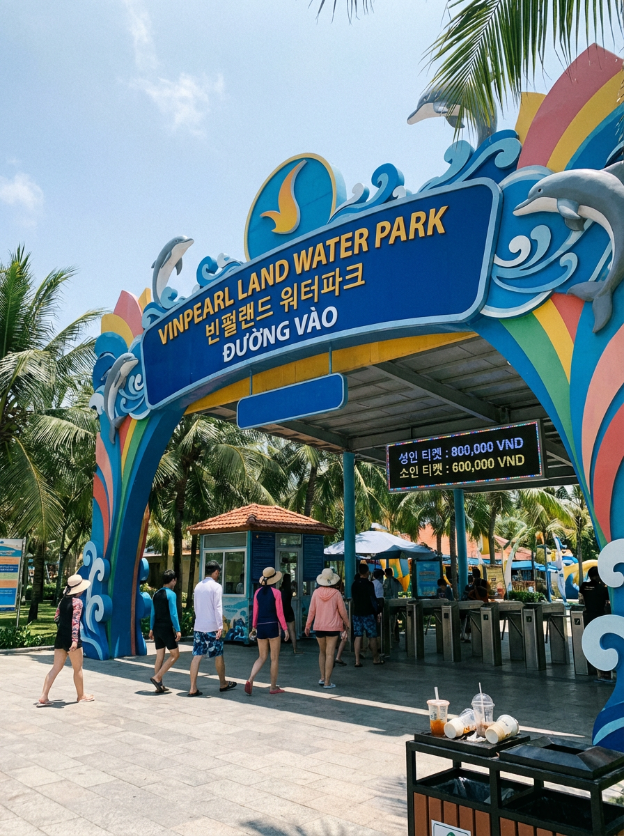 빈펄랜드 워터파크 입구