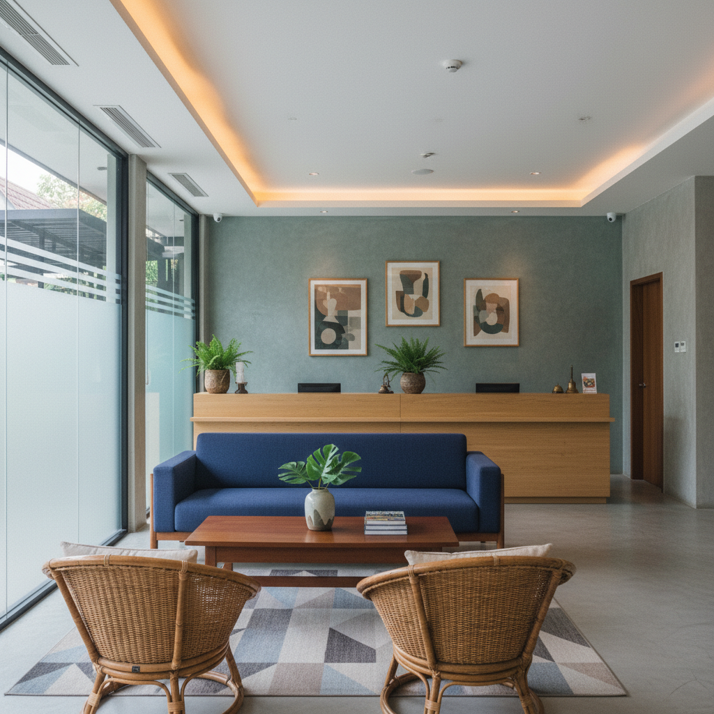 님만해민 부티크 호텔 내부